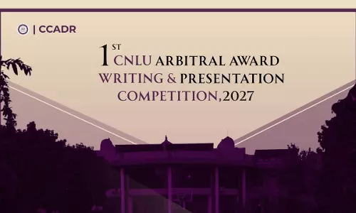 CNLU Launches 1st Arbitral Award Writing & Presentation Competition 2026–27 CNLU Launches 1st Arbitral Award Writing & Presentation Competition 2026–27