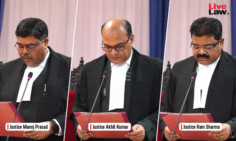 Three Judicial Officers Sworn-In As Judges Of Jharkhand High Court Three Judicial Officers Sworn-In As Judges Of Jharkhand High Court
