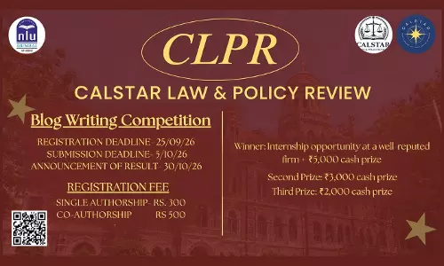 Centre For Advanced Legal Studies, Training And Research (CALSTAR) Blog Writing Competition 2026
