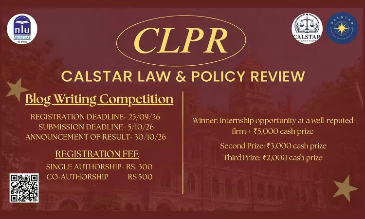 Centre For Advanced Legal Studies, Training And Research (CALSTAR) Blog Writing Competition 2026 Centre For Advanced Legal Studies, Training And Research (CALSTAR) Blog Writing Competition 2026
