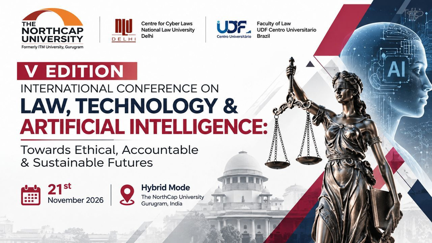 V Edition International Conference On Law, Technology & Artificial Intelligence: Towards Ethical,... - Live Law