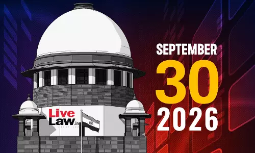 Supreme Court Daily Round-Up : September 30, 2026