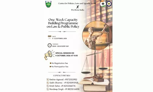 NUSRL Ranchis CPLAN To Organise One-Week National-Level Online Capacity Building Programme On Law And Public Policy