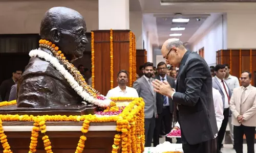 Gandhi Jayanti Celebrated At Allahabad High Courts Lucknow Bench