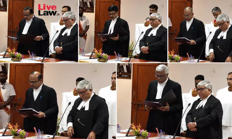 Five Additional Judges Sworn-In As Permanent Judges Of Kerala High Court