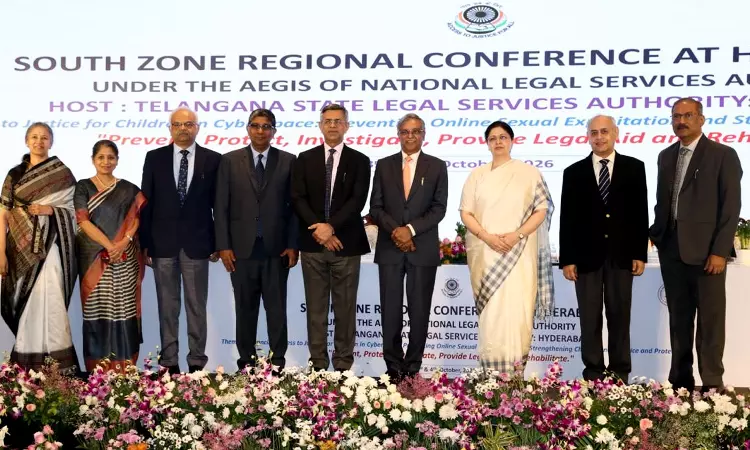 South Zone Regional Conference On Cyber Crimes Against Children Held In Hyderabad; Justice Vikram Nath Calls For Child-Friendly Justice By Design South Zone Regional Conference On Cyber Crimes Against Children Held In Hyderabad; Justice Vikram Nath Calls For Child-Friendly Justice By Design
