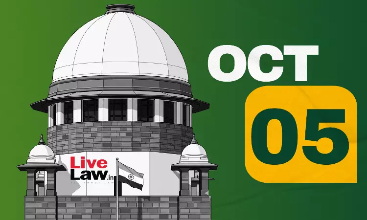 Supreme Court Daily Round-Up : October 5, 2026