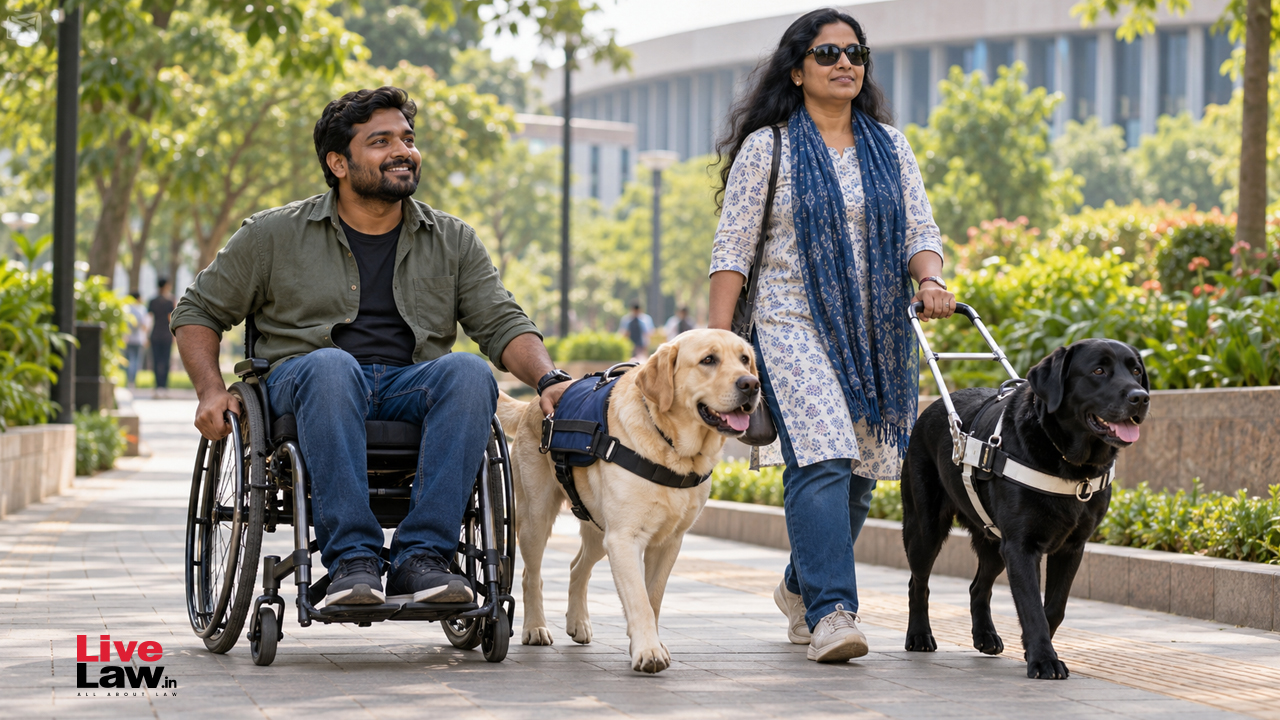 Delhi High Court Seeks Finalisation Of SOP For Use Of Service Dogs To Aid Movement Of Persons With…