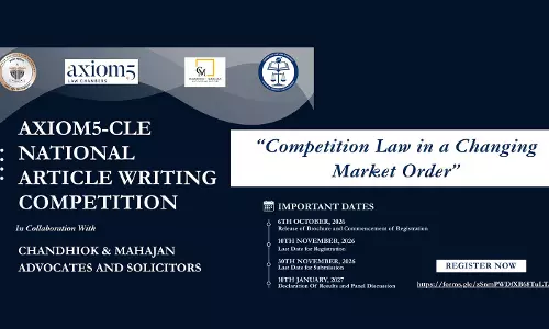CNLU Patna Announces National Article Writing Competition 2026 On Competition Law CNLU Patna Announces National Article Writing Competition 2026 On Competition Law