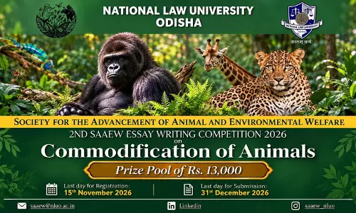 2nd NLUO SAAEW Essay Writing Competition 2026 2nd NLUO SAAEW Essay Writing Competition 2026