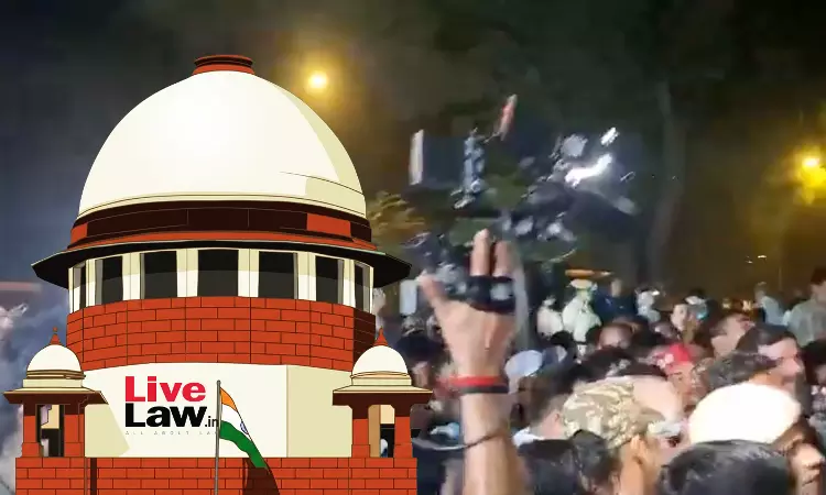 Plea Filed In Supreme Court Over Mob-Gathering In SC Premises After INDIA Bloc Leaders Entry Plea Filed In Supreme Court Over Mob-Gathering In SC Premises After INDIA Bloc Leaders Entry