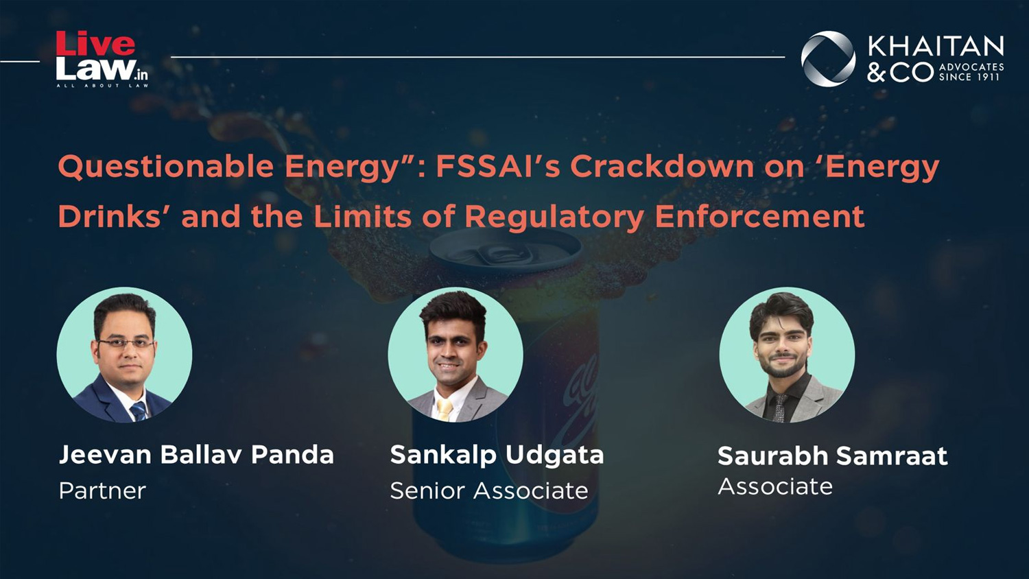 Photo: Live Law “Questionable Energy”: FSSAI
