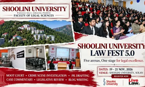 Shoolini Universitys Centre For Clinical Legal Education To Host Shoolini Law Fest 5.0 Shoolini Universitys Centre For Clinical Legal Education To Host Shoolini Law Fest 5.0