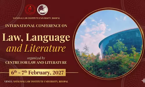 NLIU Bhopal To Organise International Conference On Law, Language And Literature In February 2027; Submit Abstracts By November 15