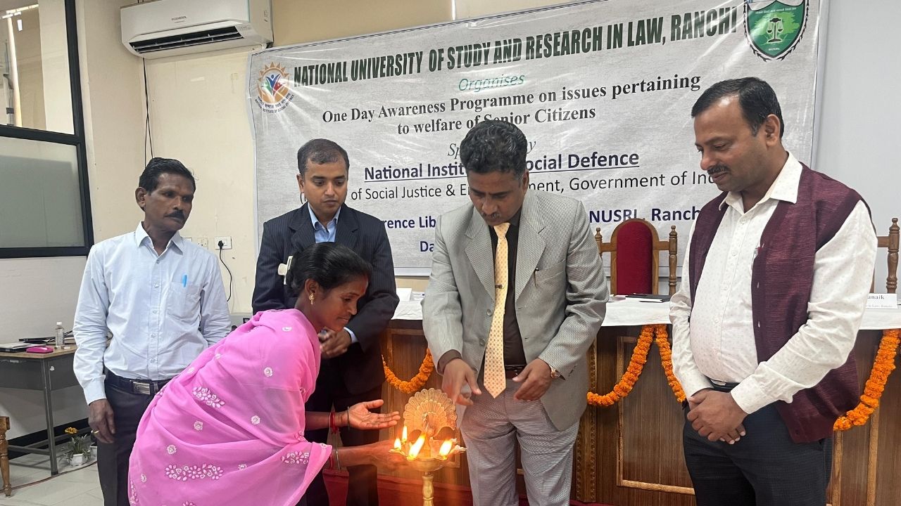 Awareness Program  For The Rights And Protection Of Senior Citizens At NUSRL