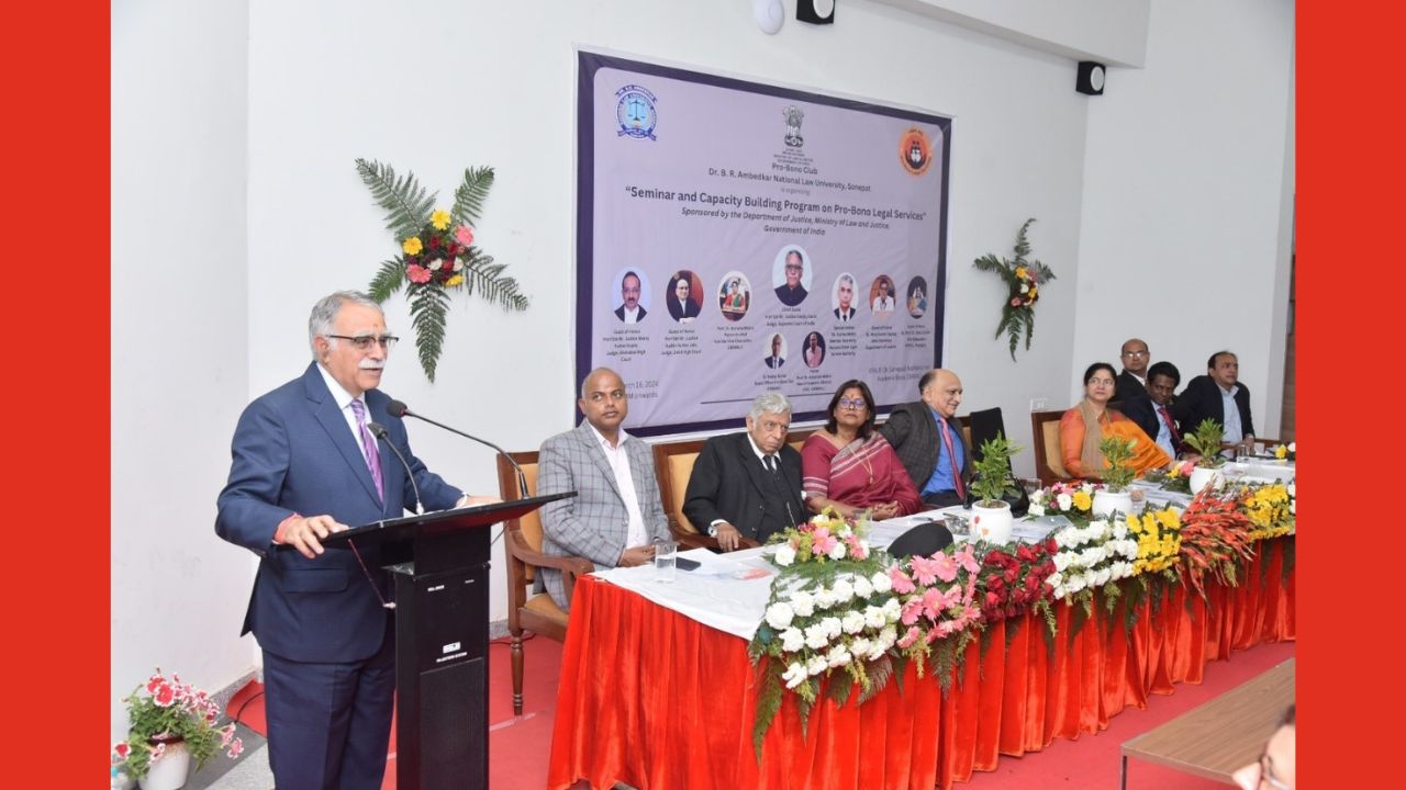 Illuminating Paths To Justice: Insights From Justice Sanjay Karol At NLU Sonepats Pro Bono Legal Services Seminar And Capacity Building Program