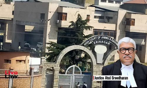 Central Govt Notifies Transfer Of Justice Atul Sreedharan From J&K High Court To Madhya Pradesh High Court