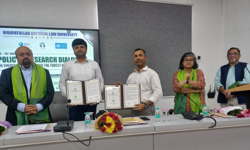 HNLU - TISS Organised One Day Workshop On Implementation Of Forest Rights Act In Chhattisgarh