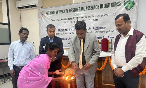 Awareness Program  For The Rights And Protection Of Senior Citizens At NUSRL