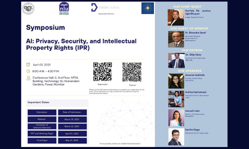 MNLU Mumbais Symposium on AI: Privacy, Security & IPR