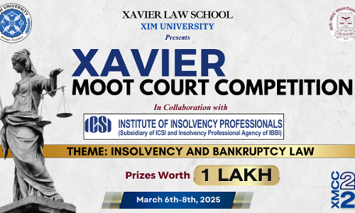 Xavier Moot Court Competition In Collaboration With ICSI IIP [6th To 8th March 2025]