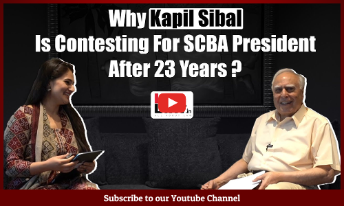 Why Kapil Sibal Is Contesting For SCBA President After 23 Years? [VIDEO]